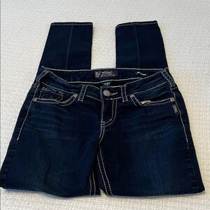 Silver Suki Mid Skinny Dark Wash Women's Jeans Size 29